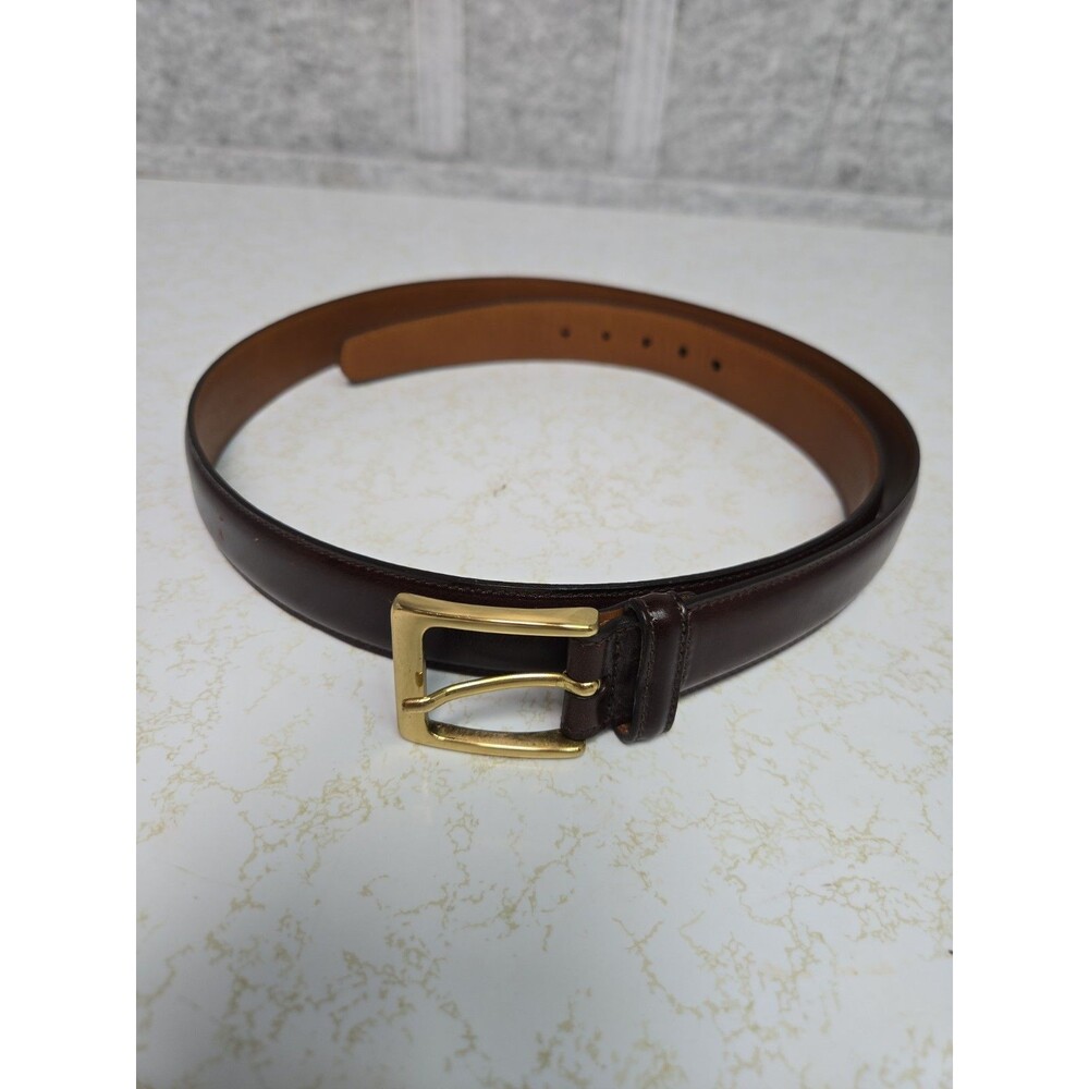 TRAFALGAR CORTINA 40inch TX 171 5 Brown Genuine Leather Handmade Men’s Belt USA